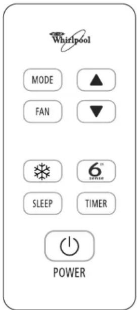 WHIRLPOOL ACE184PV0 - Utilisation de la télécommande - 1