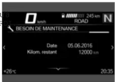 BMW R 1250 GS Adventure (2019) - Échéance de service - 1