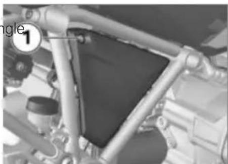 BMW R 1250 GS Adventure (2019) - Montage de la batterie - 5