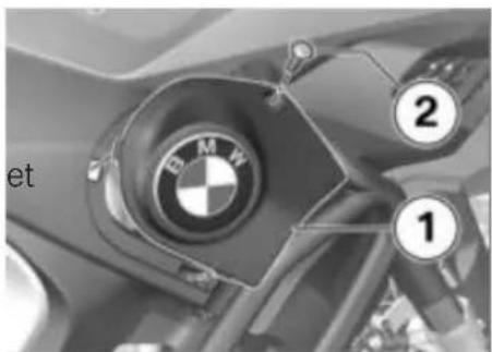BMW R 1250 GS Adventure (2019) - Faire l'appoint de liquide de refroidissement - 3