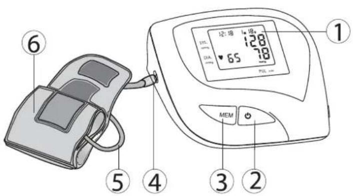 TOPCOM BPM ARM 5000 - Knapper - 1