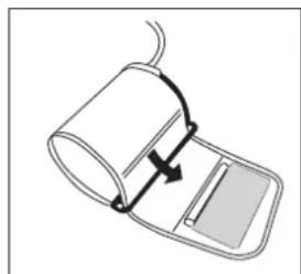 TOPCOM BPM ARM 5000 - Applying the cuff - 2