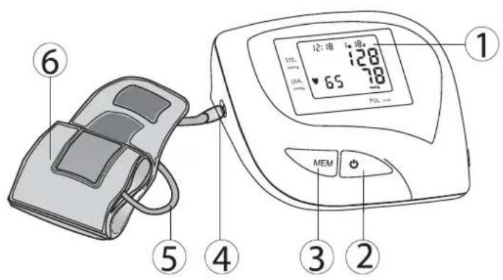 TOPCOM BPM ARM 5000 - Buttons - 1