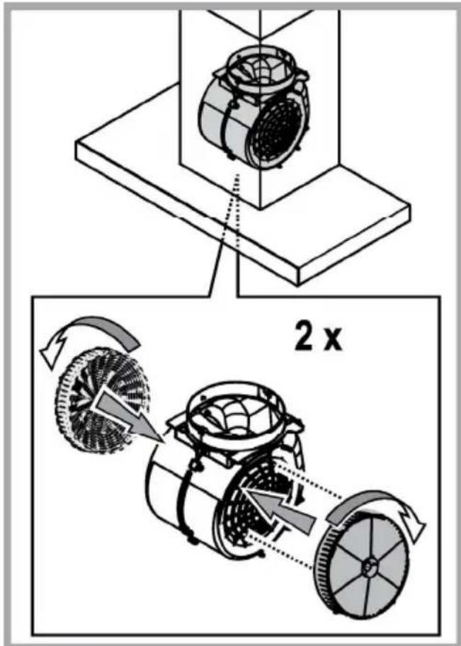 WHIRLPOOL WHSS 90F TS K - Intreținere filtru cu cărbune activ - 1