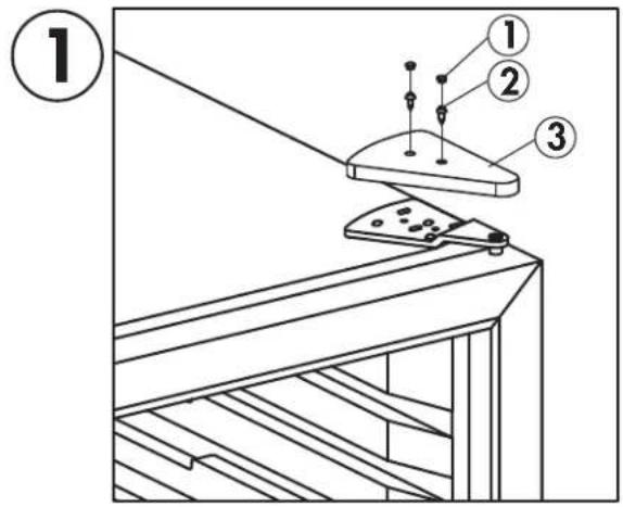 DANBY DBC039A1BDB - DOOR REVERSAL INSTRUCTIONS - 2