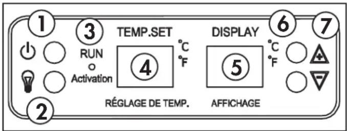 DANBY DBC039A1BDB - CONTROL PANEL - 1