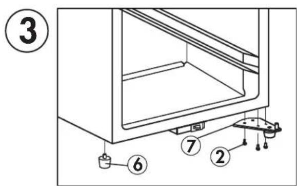DANBY DBC039A1BDB - INSTRUCTIONS D'INVERSION DE PORTE - 3