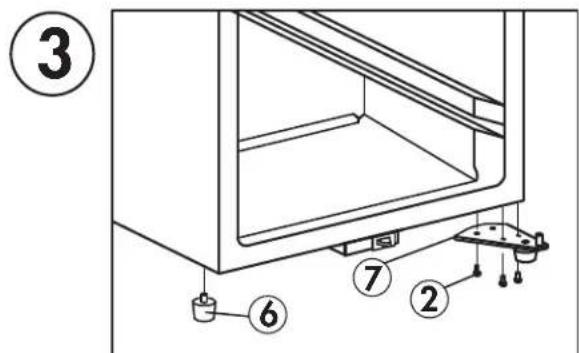 DANBY DBC039A1BDB - INSTRUCCIONES DE REVERSION DE PUERTA - 3