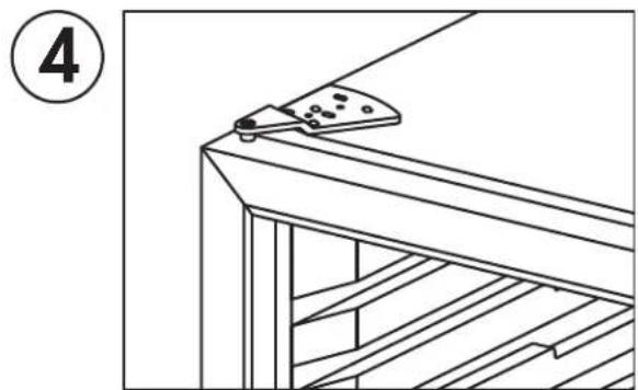 DANBY DBC039A1BDB - INSTRUCCIONES DE REVERSION DE PUERTA - 4