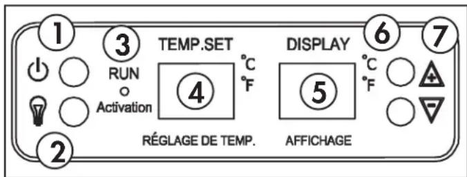 DANBY DBC039A1BDB - PANNEAU DE COMMANDE - 1