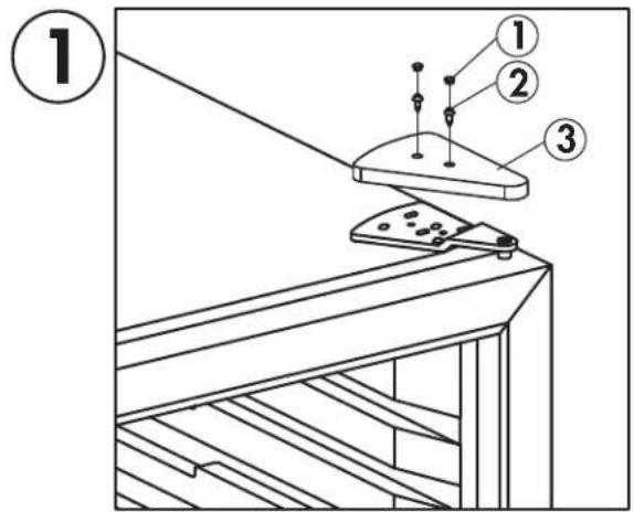DANBY DBC039A1BDB - INSTRUCCIONES DE REVERSION DE PUERTA - 1