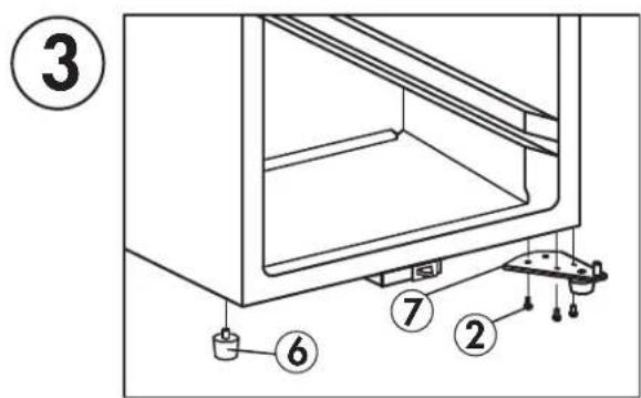 DANBY DBC039A1BDB - DOOR REVERSAL INSTRUCTIONS - 4