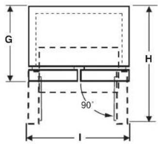 GE GNE25JMKES - DIMENSIONES DEL ELECTRODOMÉSTICO - 8