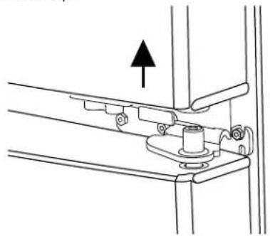 GE GNE25JMKES - REMOVING LEFT DOOR - 5
