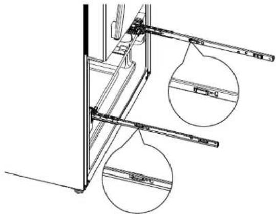 GE GNE25JMKES - REINSTALL FREEZER DRAWER FRONT - 1