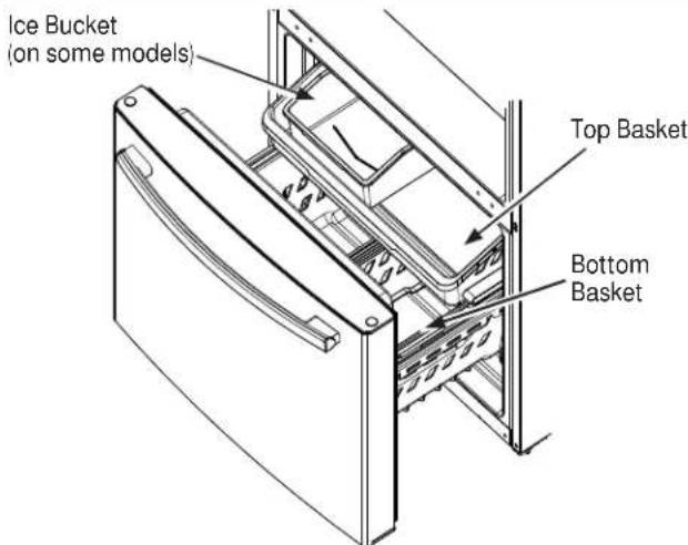 GE GNE25JMKES - FREEZER BASKETS - 2