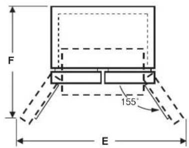 GE GNE25JMKES - DIMENSIONES DEL ELECTRODOMÉSTICO - 7