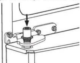 GE GNE25JMKES - REINSTALL FREEZER DOOR. - 3