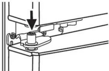 GE GNE25JMKES - REINSTALLER LA PORTE DU COMPARTIMENT RÉFRIGÉRATEUR - 2