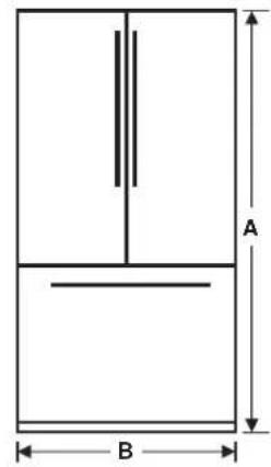GE GNE25JMKES - APPLIANCE DIMENSIONS - 5
