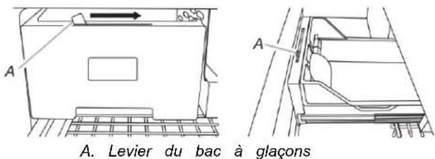 JENN-AIR JFC2089BEM - Bac à glaçons automatique (sur certains modèles) : - 1