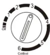 GE HME03GGMBB - Utilisation du thermostat - 1