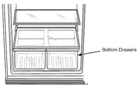 GE FUF21DLRWW - Drawers (on some models) - 1