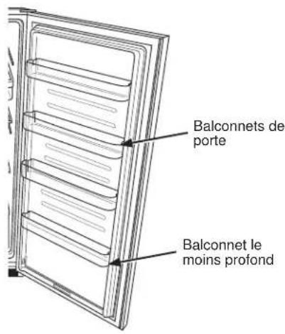 GE FUF21DLRWW - Balconnets de porte transparents - 1