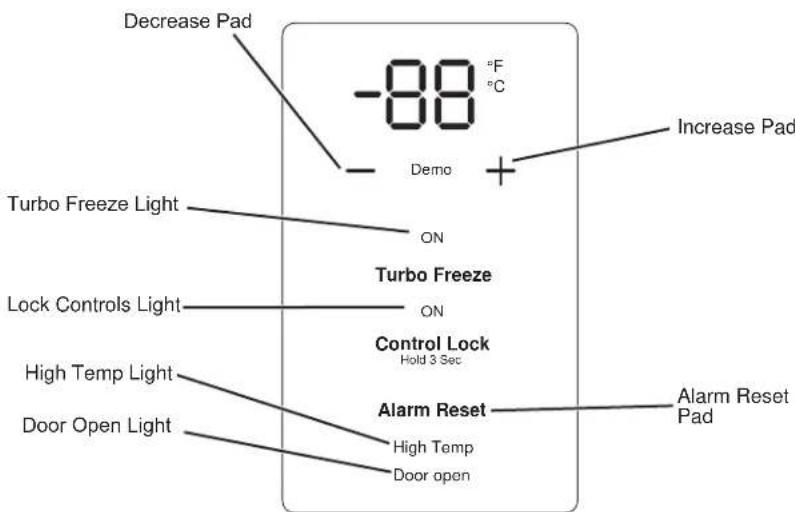 GE FUF21DLRWW - Starting the Freezer with Electronic Control - 2
