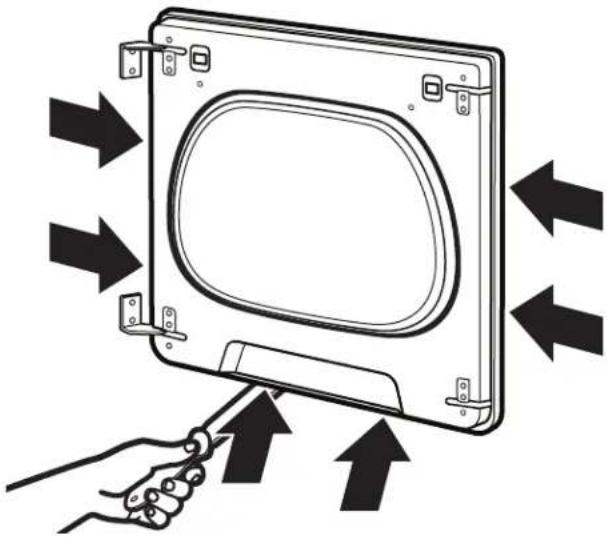 MAYTAG MGD7230HW - Remove the door assembly - 3