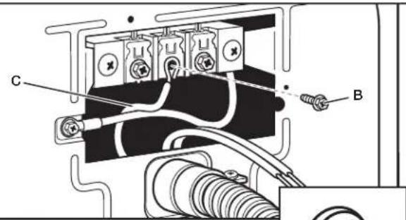 MAYTAG MGD7230HW - Connecter le conducteur neutre - 1