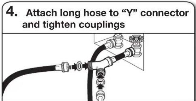 MAYTAG MGD7230HW - CONNECT INLET HOSES - 4