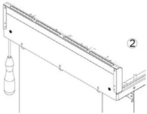 Avanti ERU240P0W - INSTALACION DEL PANEL ANTI-SALPICADURAS - 2