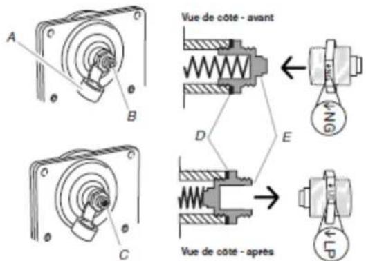WHIRLPOOL WEG750H0HV - Para convertir el regulator de presión de gas (de gas natural a gas propano) - 2