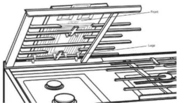 WHIRLPOOL WEG750H0HV - Install Griddle (on some models) - 1