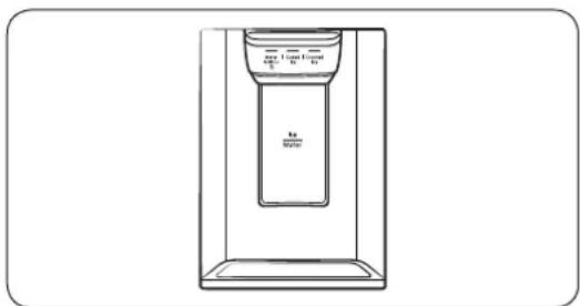 SAMSUNG RF28R7351SR - Dispensador de agua/hielo - 1