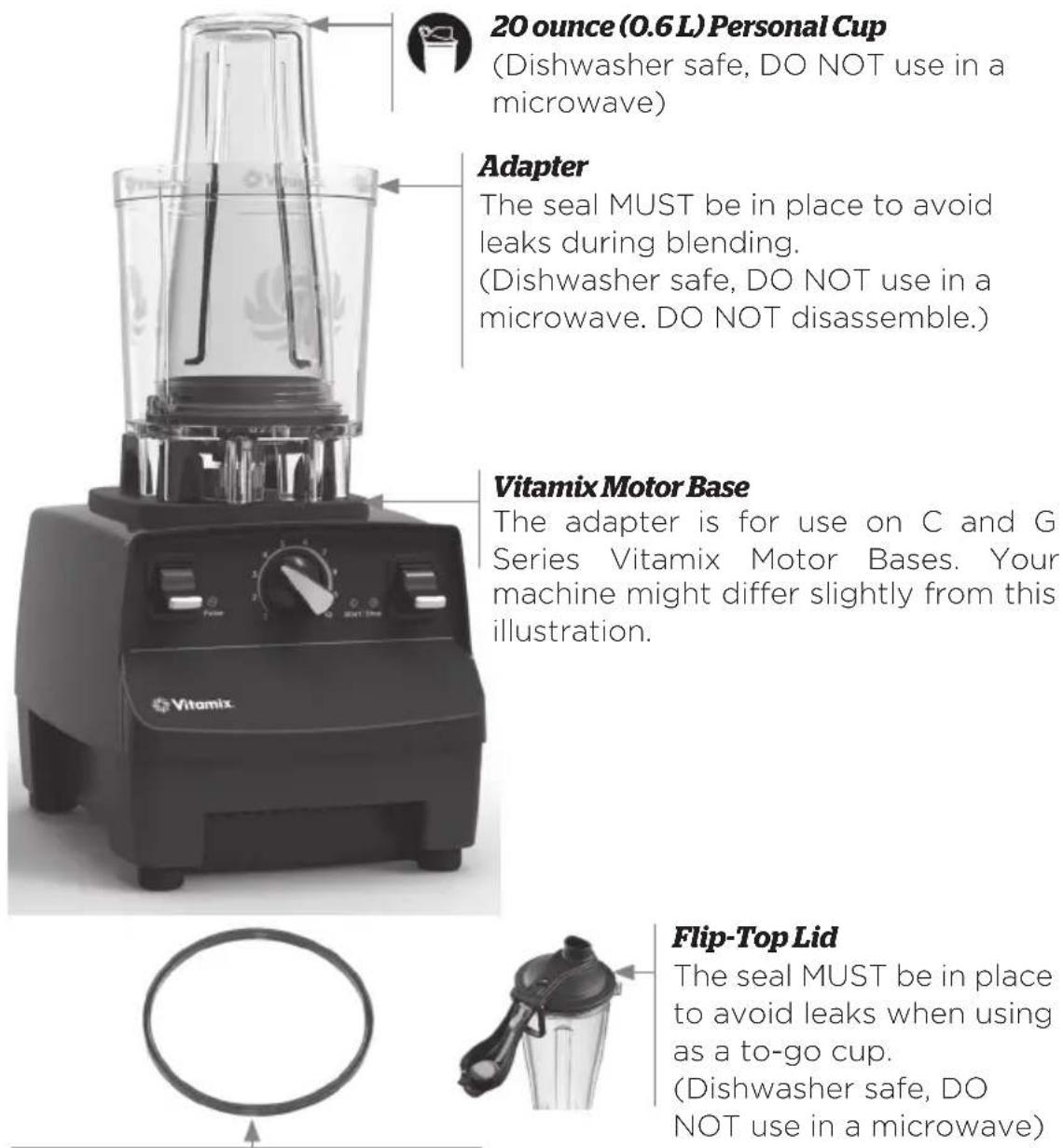 Vitamix Personal Cup Adapter - IMPORTANT! - 1