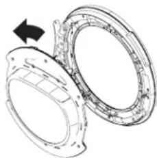 HAIER QFT15ESSNWW - ③ QUITE, GIRE Y REEMPLAZE LA PUERTA INTERIOR - 2