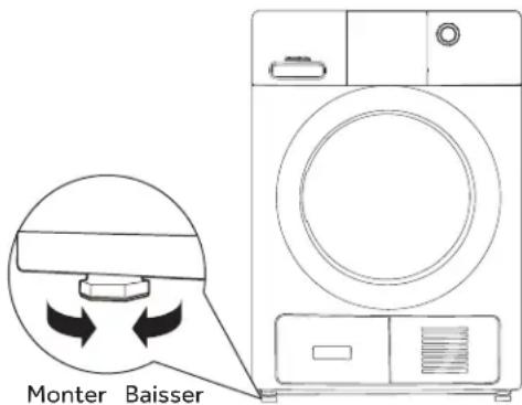 HAIER QFT15ESSNWW - METTEZ LA SÉCHEUSE DE NIVEAU - 1