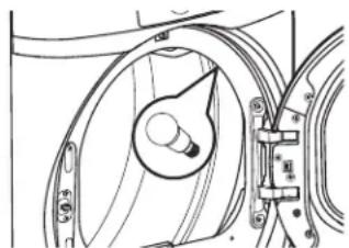 HAIER QFT15ESSNWW - Para los modelos que tienen una cubierta en forma de cúpula sobre la bombilla, asegurada por un tornillo: - 1