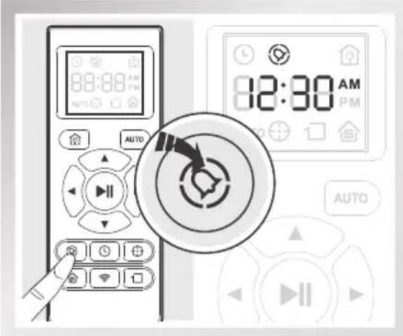 ECOVACS DeeBot N79W - Programmation de l'heure de nettoyage à l'aide de la télécommande - 1