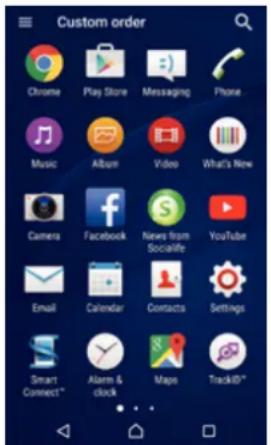SONY Xperia Z3 Dual - Écran Applications - 1