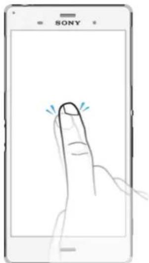 SONY Xperia Z3 Dual - Utiliser l'écran tactile - 1