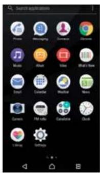 SONY Xperia Z5 Premium Dual - Écran Applications - 1