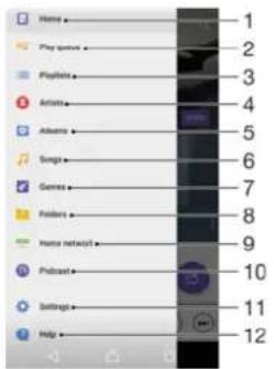 SONY Xperia Z5 Premium Dual - Menu Musique - 1