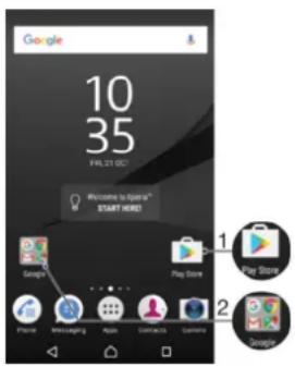 Google 10 35 FML 21 GCT Welcome to Open a* START HERE! Google Play Store Play Store Phone Messaging App Contacts Camera Google