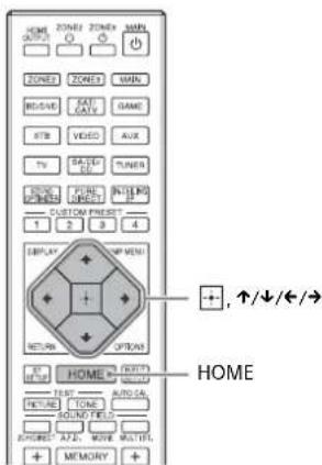 SONY STRZA2100ES - Changing the settings - 1