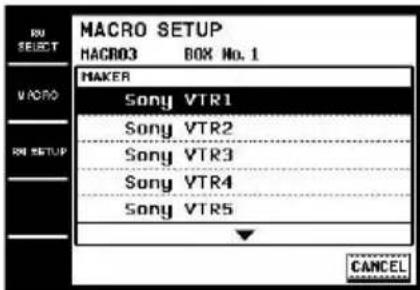 SONY STRDA7ES - Sélectionnez la catégorie (par exemple "VCR") - 1