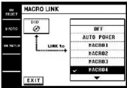 SONY STRDA7ES - Select the Macro Play ("MACRO4" for example) you want to link to the remote (component). - 1