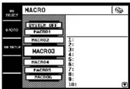 SONY STRDA7ES - Turn the jog dial so that the Macro Play number you want to program ("MACRO3" for example) comes to the middle box. - 1